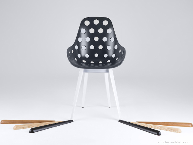 Slice Dimple chair by Sander Mulder